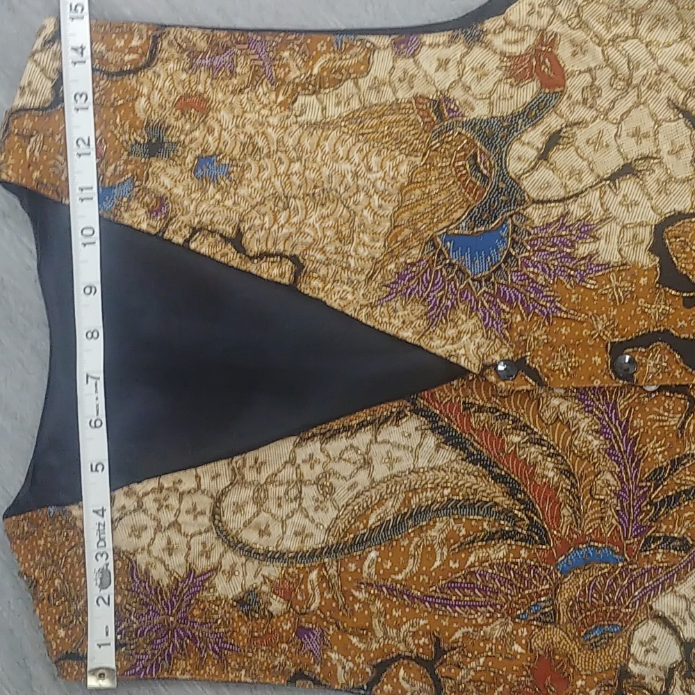 Vtg Kenar Beaded Vest - Picture 15 of 16